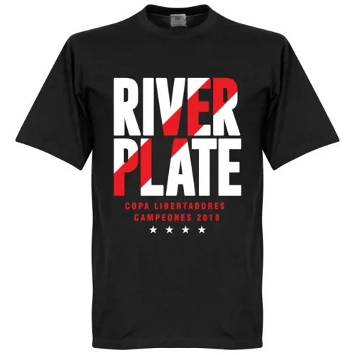 T-Shirt River Plate Copa Libertadores 2018 - Noir