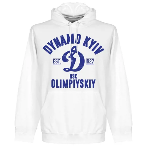 Sweat a capuche Dynamo Kiev EST 1927 - Blanc
