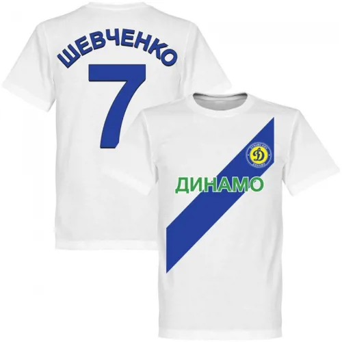 T-Shirt Dynamo Kiev EST Shevchenko - Blanc