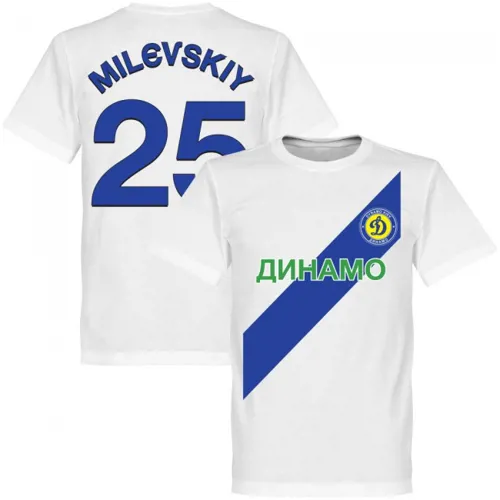 T-Shirt Dynamo Kiev Milevski - Blanc