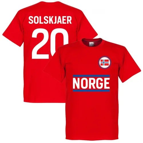 T-Shirt Norvege Solskjaer - Rouge 