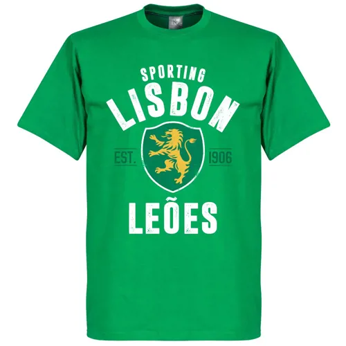 T-Shirt Sporting Lissabon EST 1906 - Vert