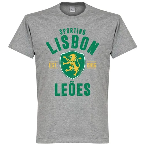 T-Shirt Sporting Lissabon EST 1906 - Gris