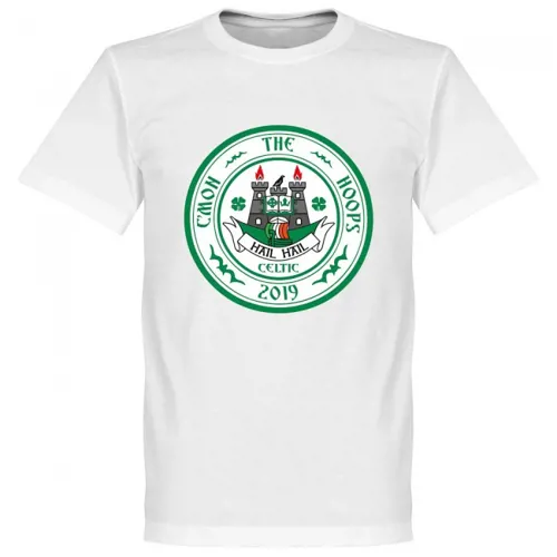 T-Shirt Celtic C'Mon The Hoops -  Blanc