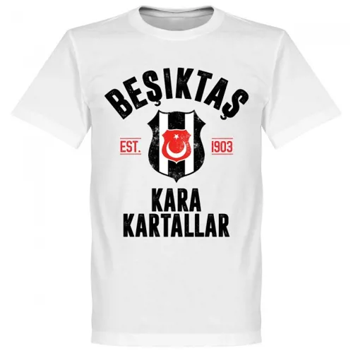 T-Shirt Besiktas EST 1903 - Blanc