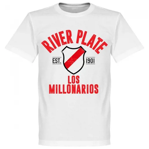T-Shirt River Plate EST 1901 - Blanc