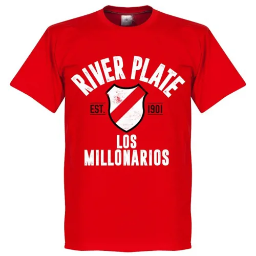 T-Shirt River Plate EST 1901 - Rouge
