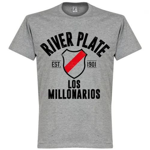 T-Shirt River Plate EST 1901 - Gris