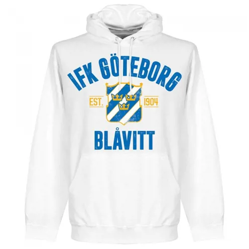 Sweat a capuche IFK Gothenborg EST 1904 - Blanc