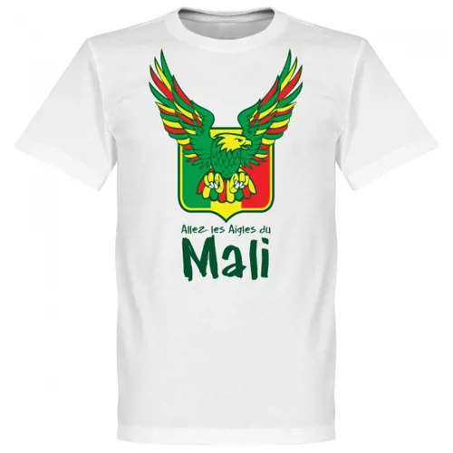 T-Shirt Allez Les Aigles du Mali - Blanc