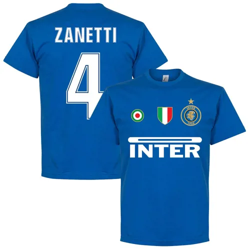 Team T-Shirt Internazionale Zanetti - Bleu
