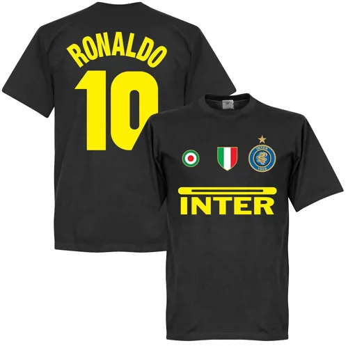Team T-Shirt Internazionale Ronaldo - Noir