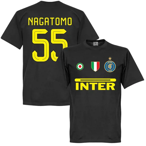 Team T-Shirt Internazionale Nagatomo - Noir
