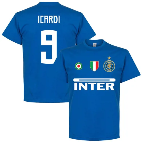 Team T-Shirt Internazionale Icardi - Blauw