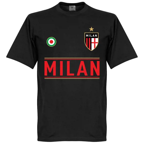 Team T-Shirt Milan AC - Noir