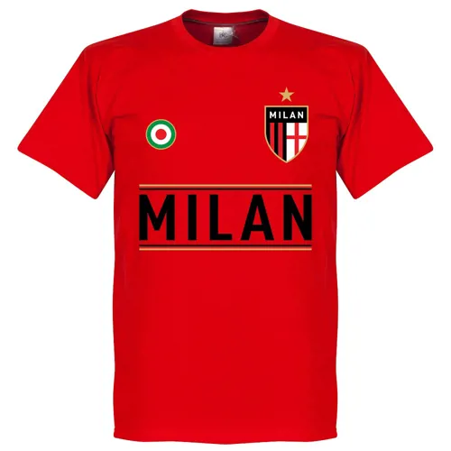 Team T-Shirt Milan AC - Rouge