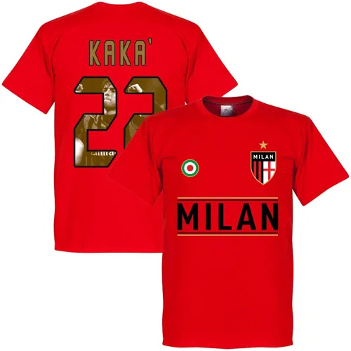 Team T-Shirt Milan AC Kaka - Rouge
