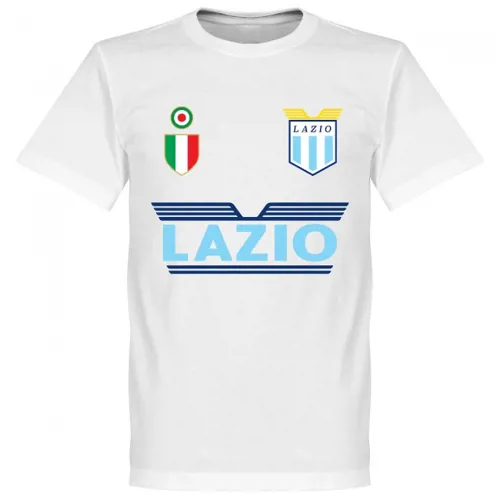 T-Shirt Rétro SS Lazio EST années 80 - Blanc