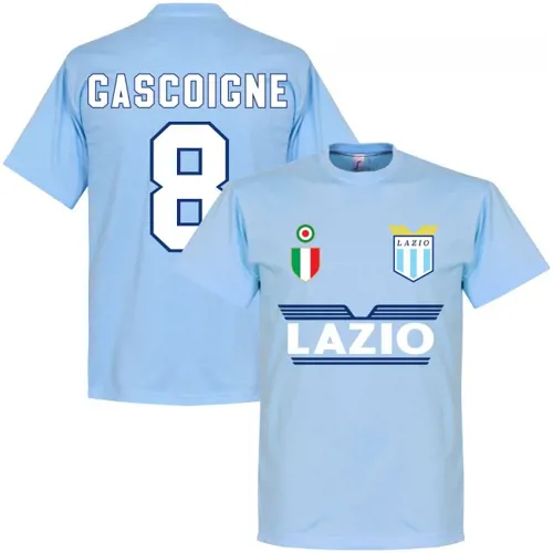 T-Shirt Rétro SS Lazio années 80 Gascoigne