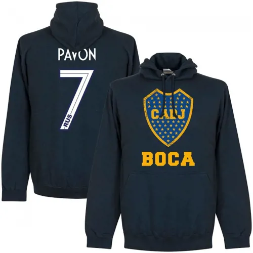 Sweat a capuche Boca Juniors Pavon - Bleu Marine