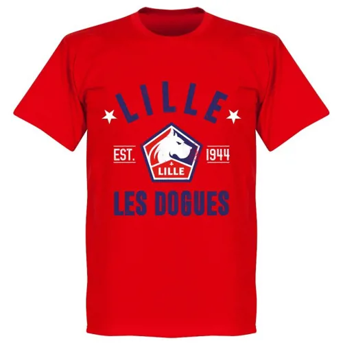T-Shirt OSC Lille EST 1944- Rouge