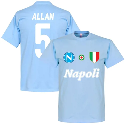 T-Shirt Napoli Allan - Bleu Clair