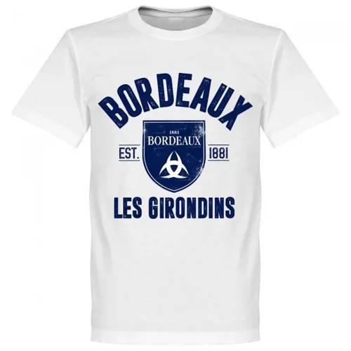 T-Shirt Girondins Bordeaux EST 1881 - Blanc