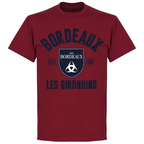 T-Shirt Girondins Bordeaux EST 1881 - Rouge