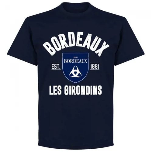 T-Shirt Girondins Bordeaux EST 1881 - Bleu Marine