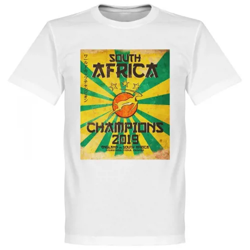 T-Shirt Rugby Afrique Du Sud World Cup 2019 - Blanc