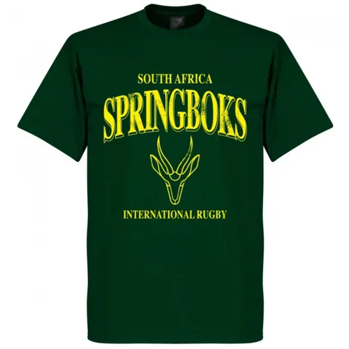 T-Shirt Rugby Afrique Du Sud Springboks - Vert