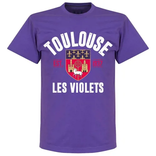 T-Shirt Toulouse FC EST 1937 - Violet