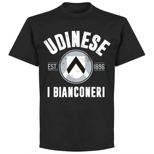 T-Shirt Udinese Calcio EST 1896 - Noir 