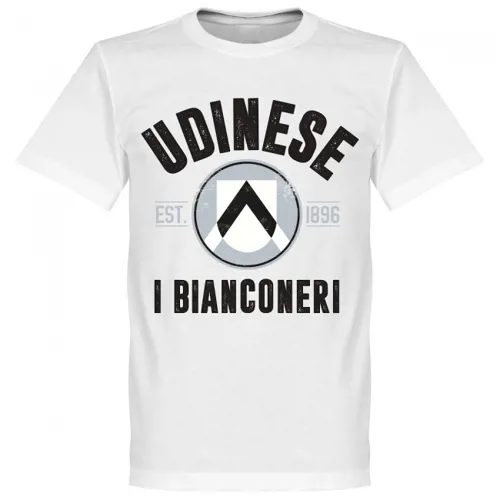 T-Shirt Udinese Calcio EST 1896 - Blanc