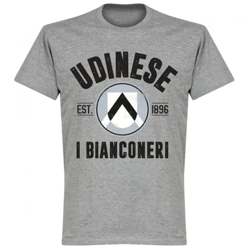 T-Shirt Udinese Calcio EST 1896 - Gris