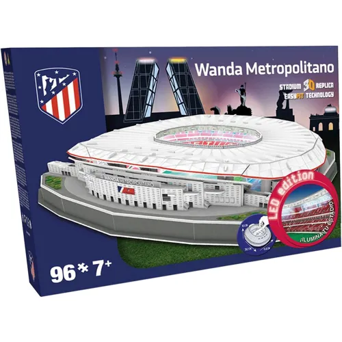 Atletico Madrid Wanda Metropolitano 3D Stadion Puzzle (LED)