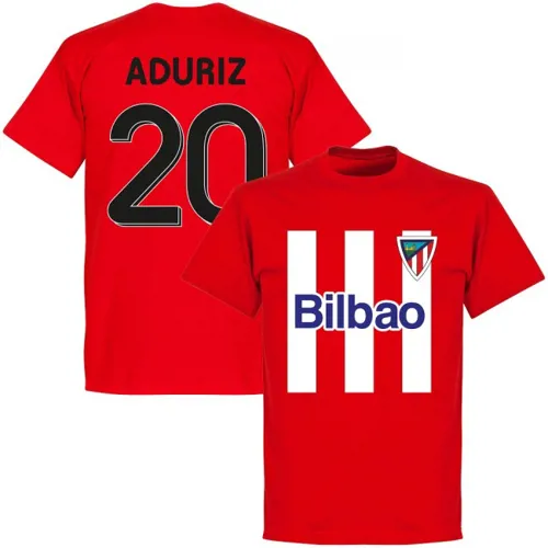 Team T-Shirt Athletic Bilbao Aduriz - Red