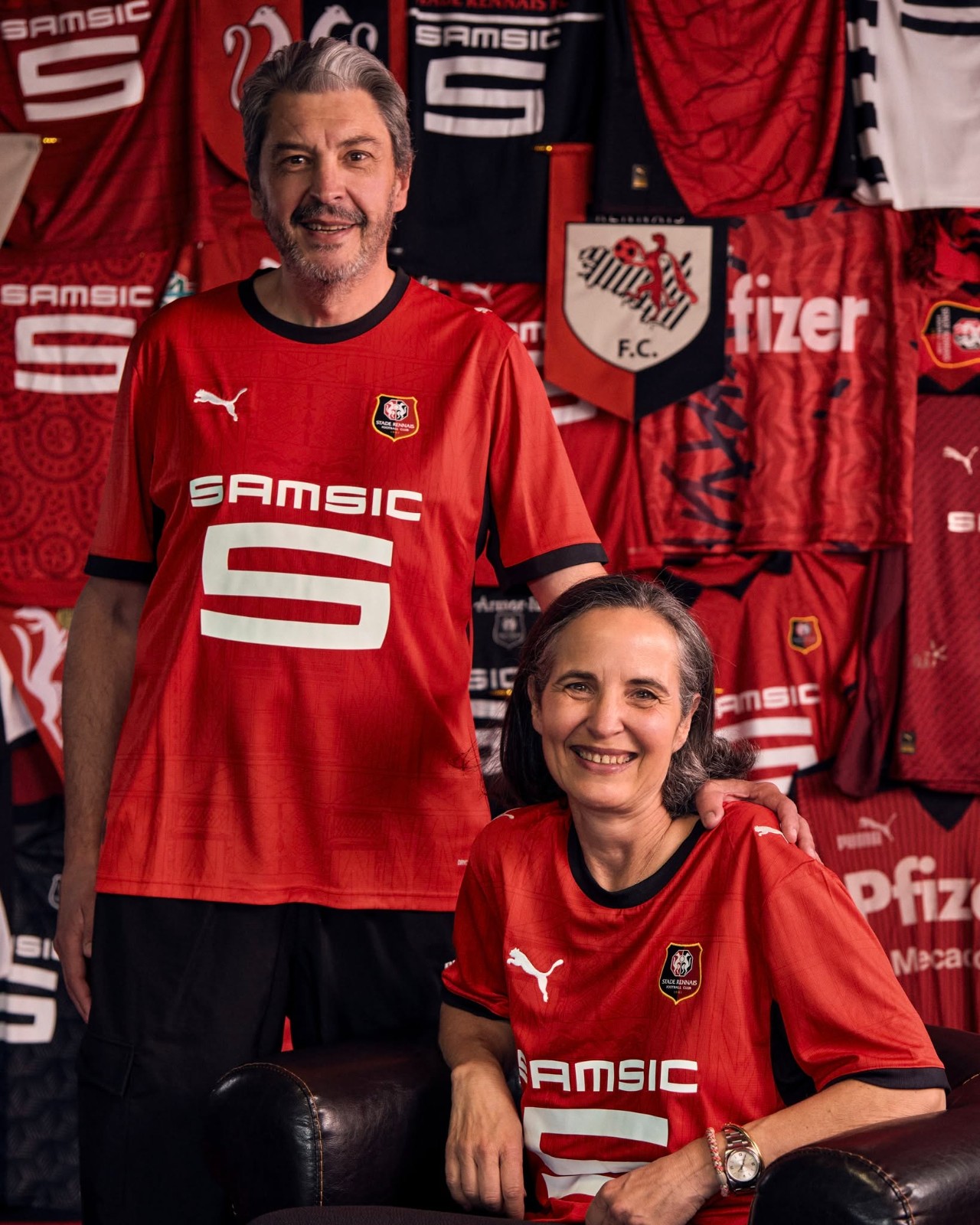 Maillot domicile Stade Rennais 2026-2027 inspire du centre historique