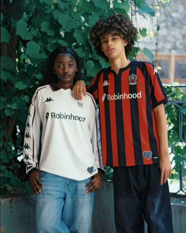 Maillots de l'OGC Nice 2026-2027 au design lifestyle