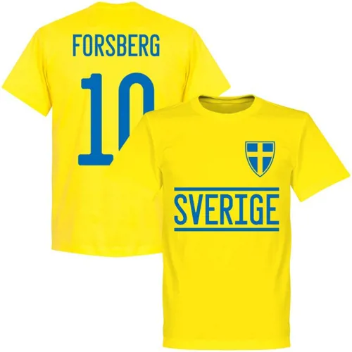 Team T-Shirt Suede Forsberg - Jaune