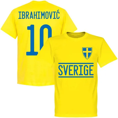 Team T-Shirt Suede Zlatan Ibrahimovic - Jaune