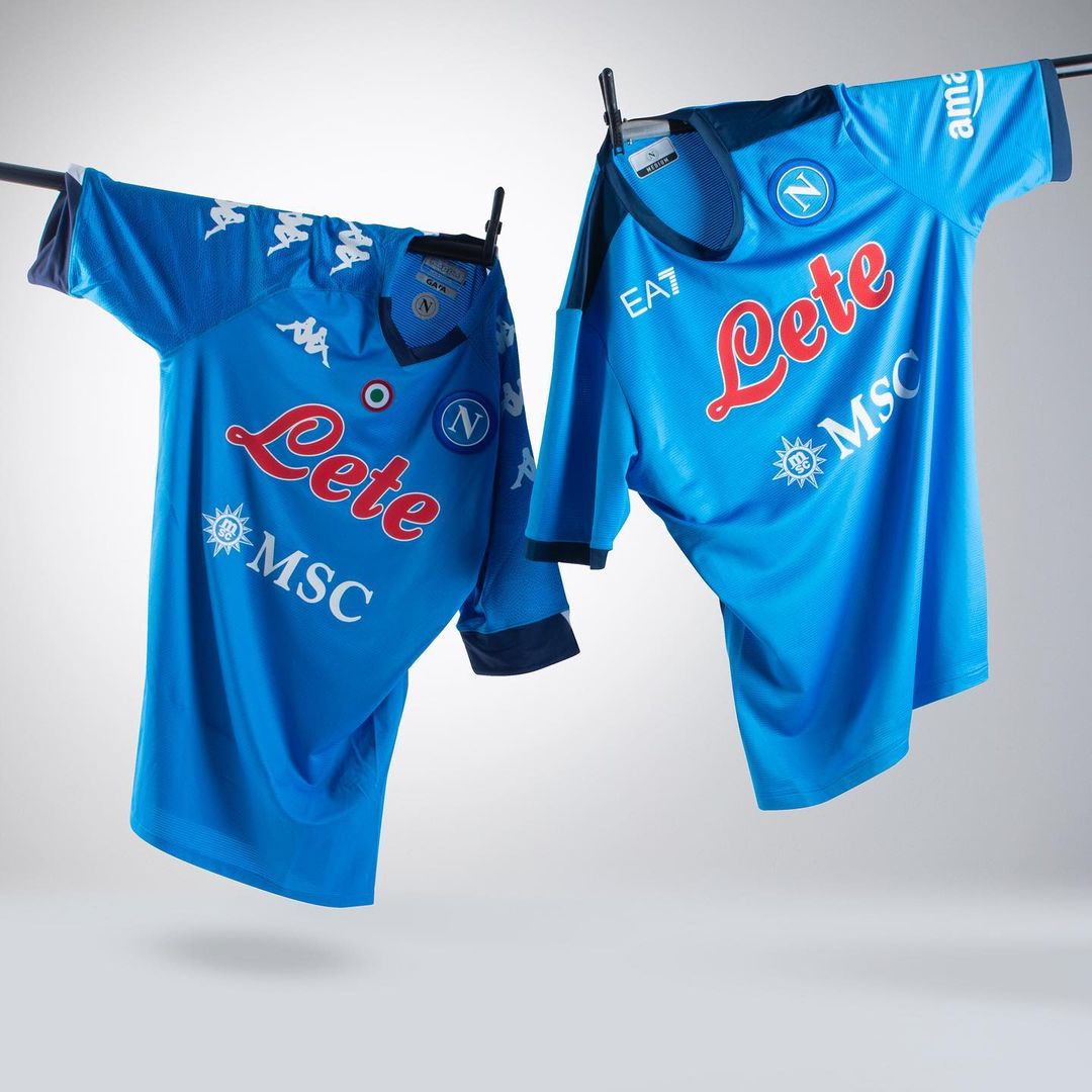 Maillots football SSC Napoli EA7