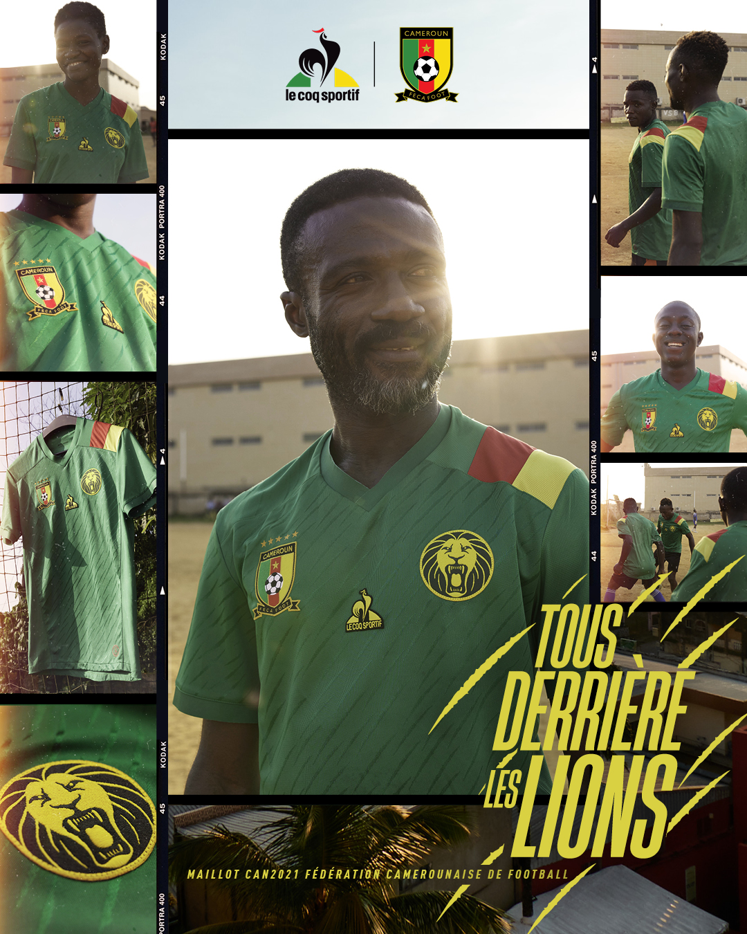 Maillot domicile Cameroun 2022