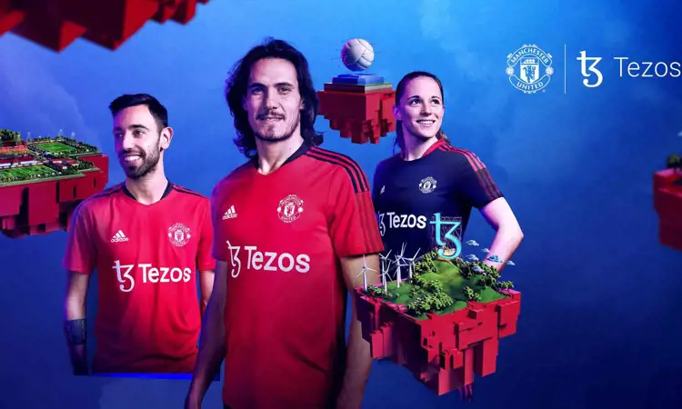Tezos sur les kits d’entraînement de Manchester United à partir de 2022
