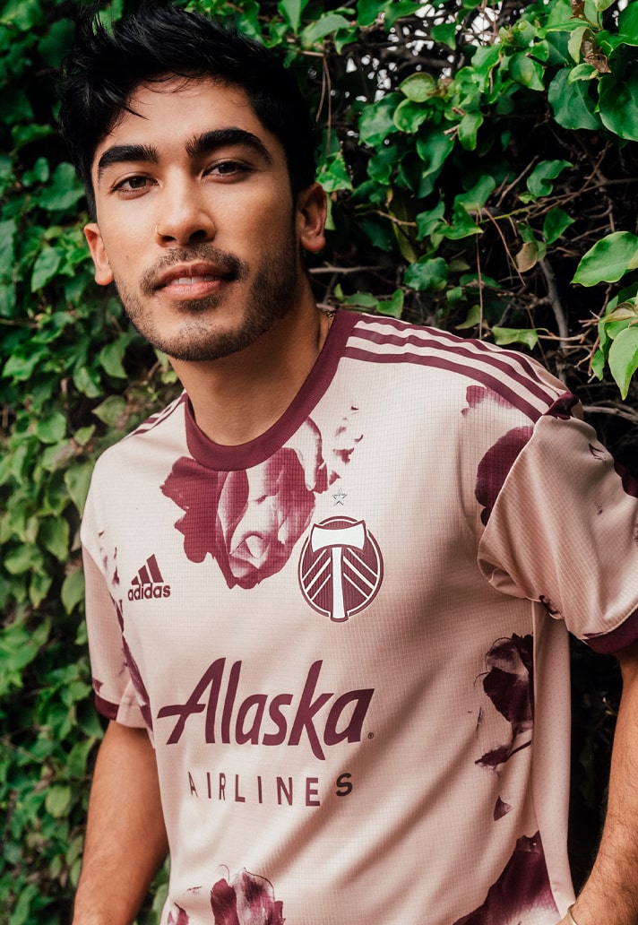 Maillot exterieur des Portland Timbers pour la saison 2022-2023