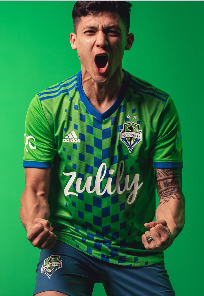 Maillot domicile des Seattle Sounders 2022-2023