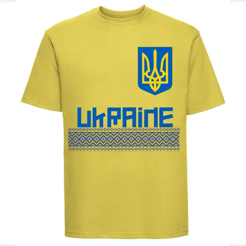 Team T-Shirt Ukraine - Jaune