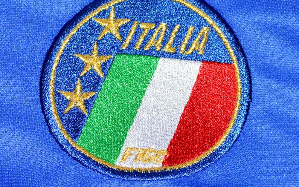 Maillot de football rétro de l'Italie