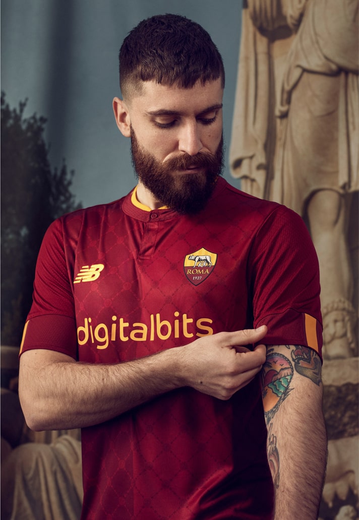 Maillot domicile AS Rome 2022-2023