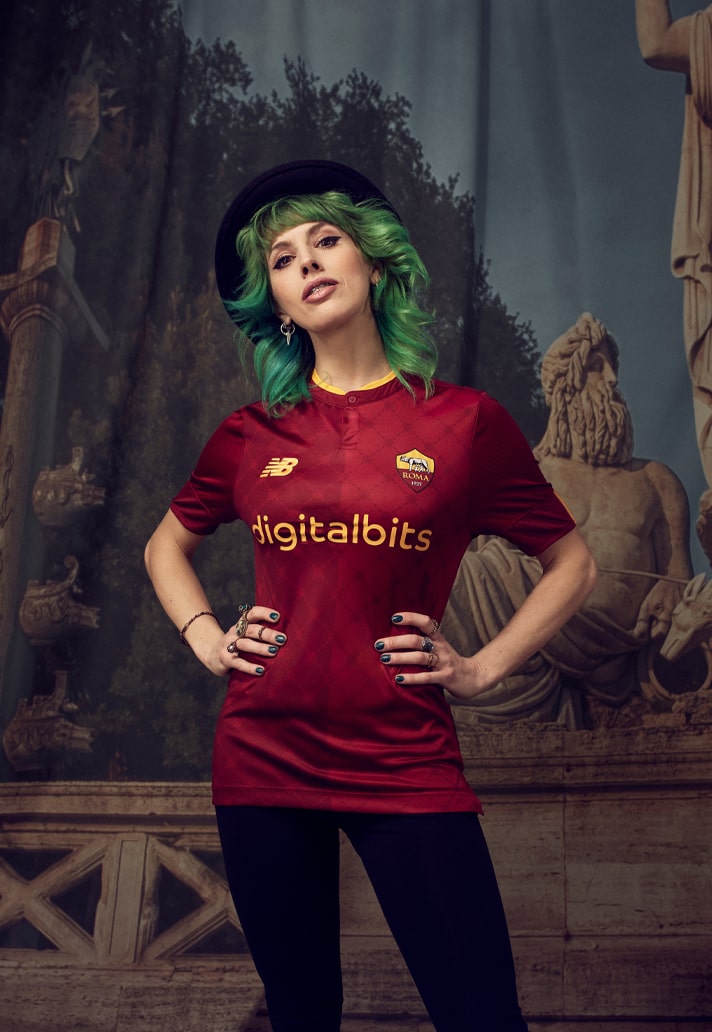 Maillot domicile AS Rome 2022-2023